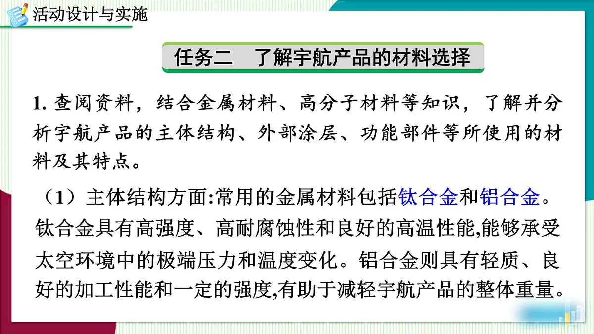 跨学科实践活动10 调查我国航天科技领域中新型材料、新型能源的应用第6页