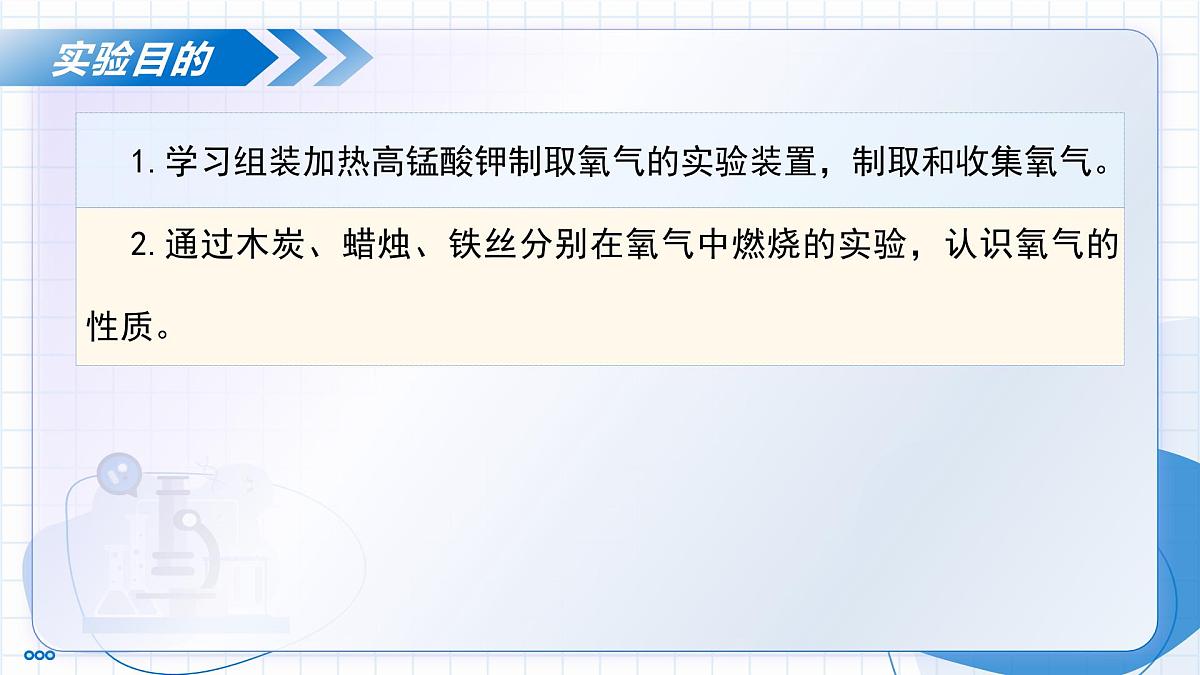 沪教版化学九年级上册 基础实验1 氧气的实验室制取与性质 教学课件第2页