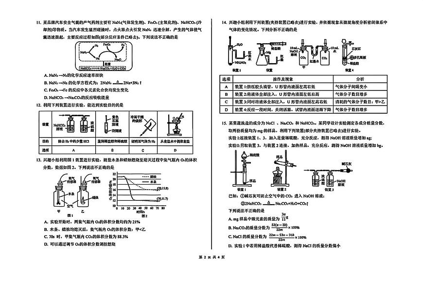 2025年山东省菏泽市中考化学真题（含答案）第2页