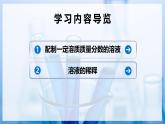 沪科版五四制九年级化学  课题3  学会定量表示溶液的组成  第2课时（课件+教学设计+导学案+同步讲义+分层作业含解析版）