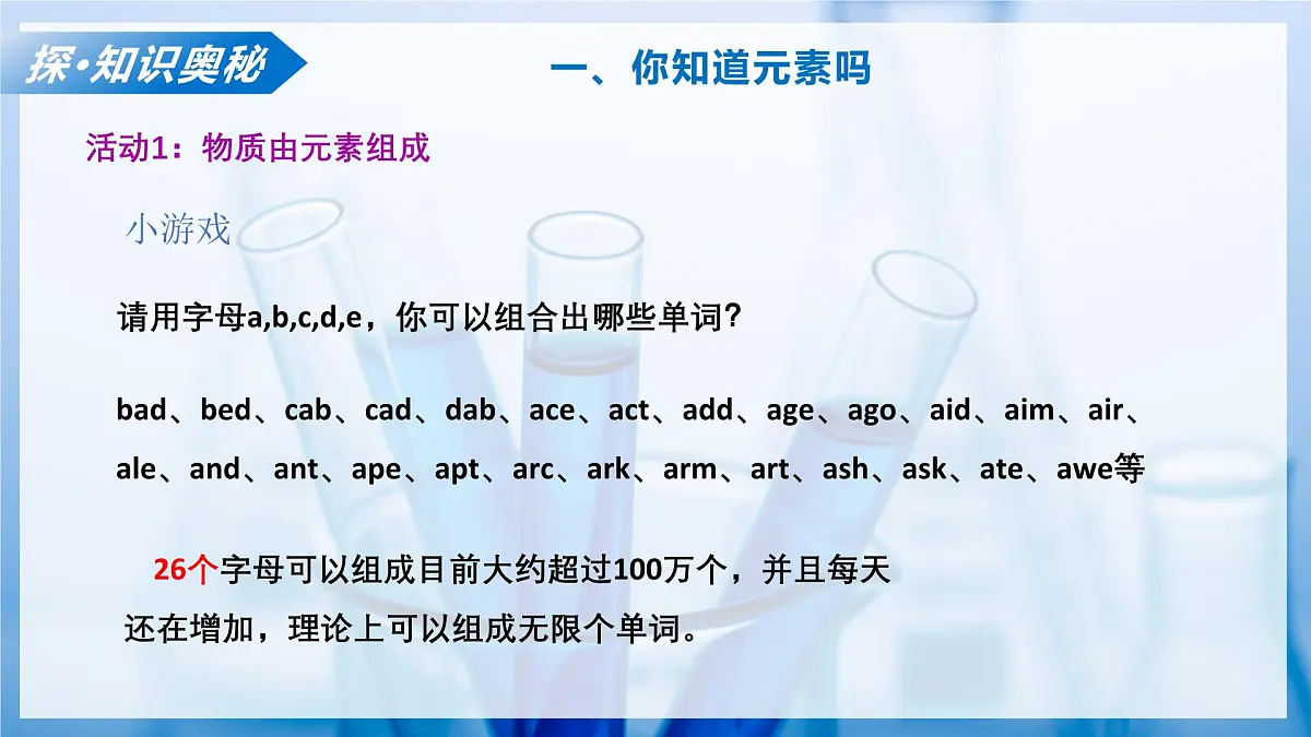 课题2 通用的化学语言（教学课件）化学沪科版五四学制2024八年级全一册第7页