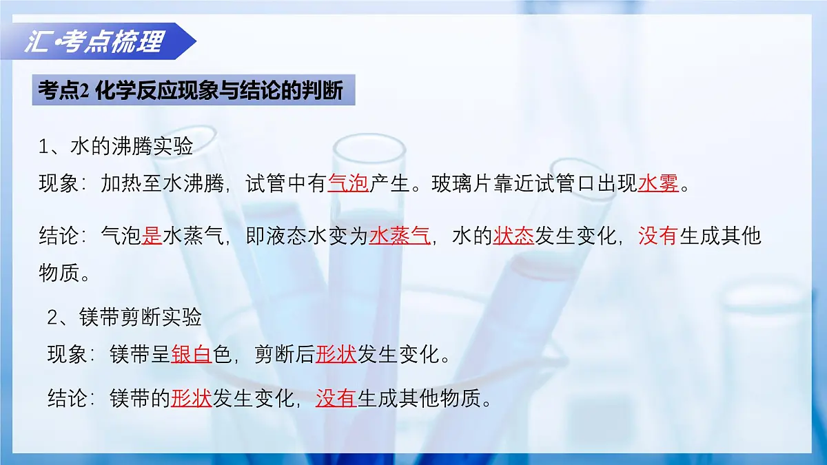专题1 化学使生活更美好（复习课件）化学沪科版五四学制2024八年级全一册第8页