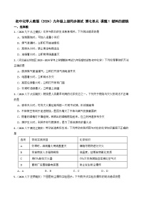 九年级上册(2024)燃料的燃烧精品课时作业