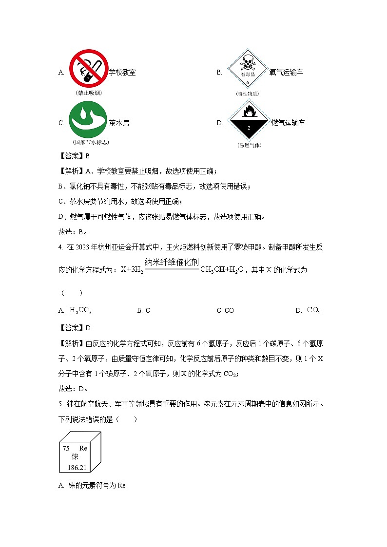 江苏省扬州市江都区2025年中考第二次模拟考试化学试卷（解析版）第2页