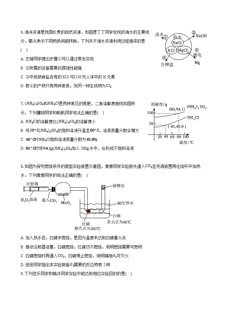 2025年广东省深圳市中考化学试卷（含详细答案解析）第2页