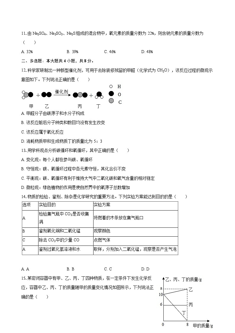 2024-2025学年山东省烟台市牟平区八年级（下）期末化学试卷（五四学制）-自定义类型第3页