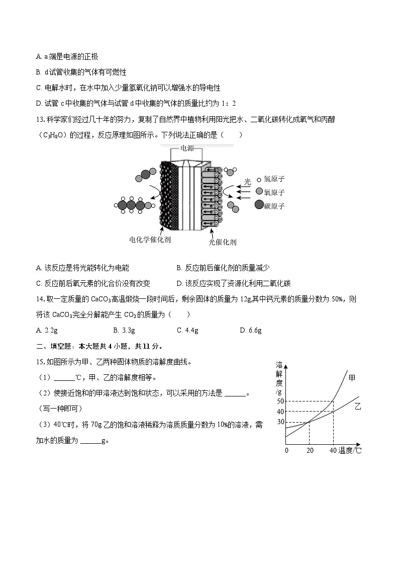 2025年河南省周口市沈丘县中考化学二模试卷-自定义类型第3页