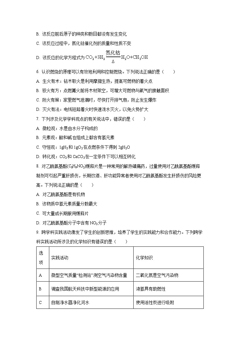 广东省广州市花都区2025年中考二模化学试卷（学生版）第3页