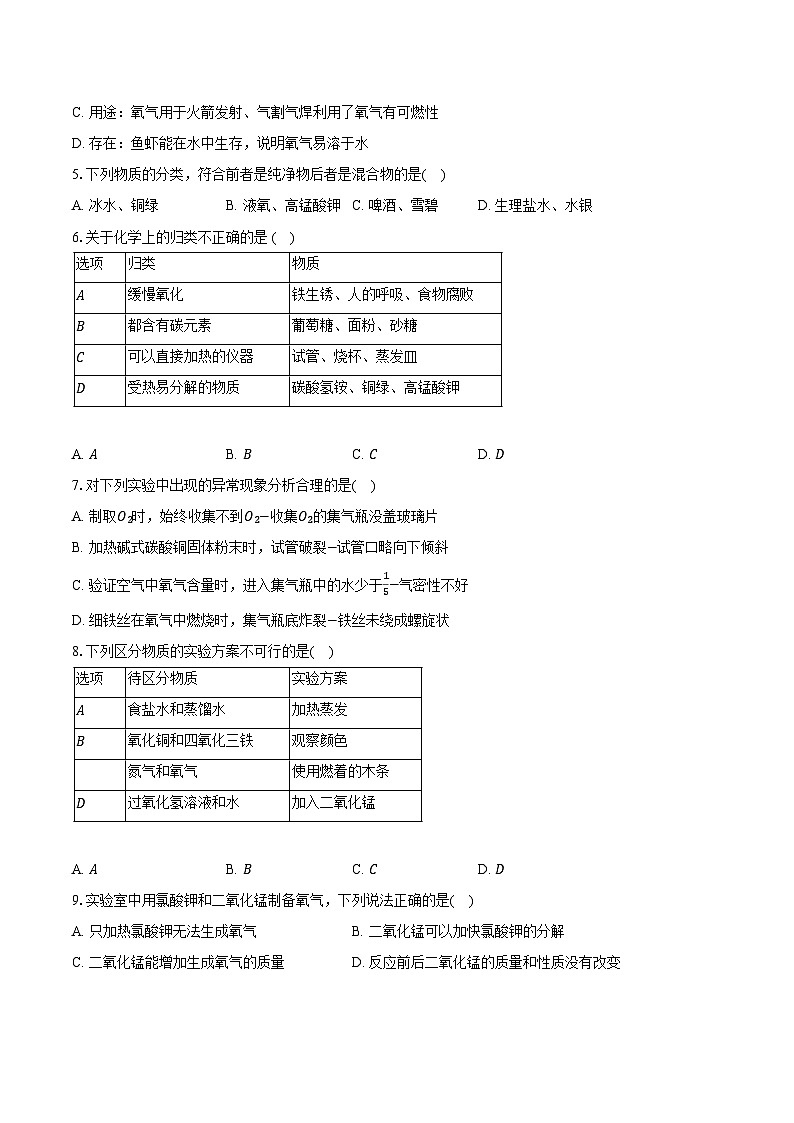 2025-2026学年江苏省徐州市沛县五中联盟学区九年级（上）月考化学试卷（9月份）（含答案）第2页