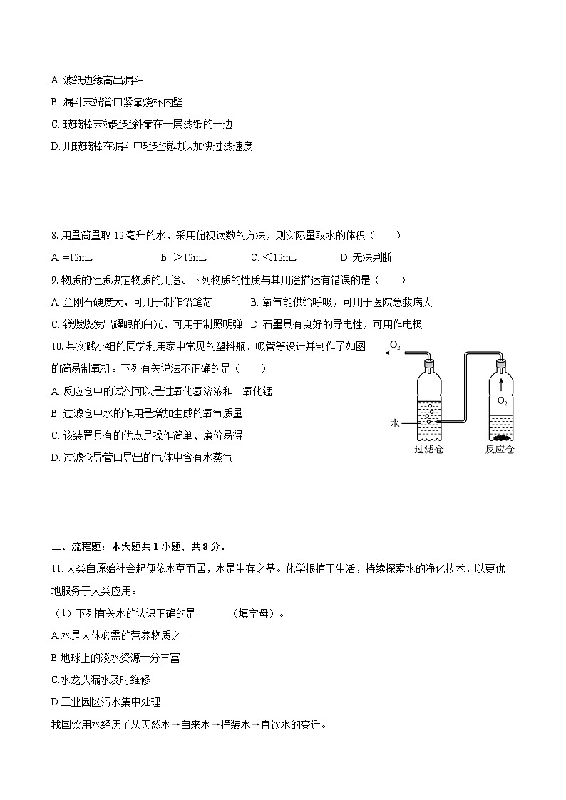 2025-2026学年辽宁省沈阳市虹桥中学教育集团九年级（上）月考化学试卷（10月份）-自定义类型第2页