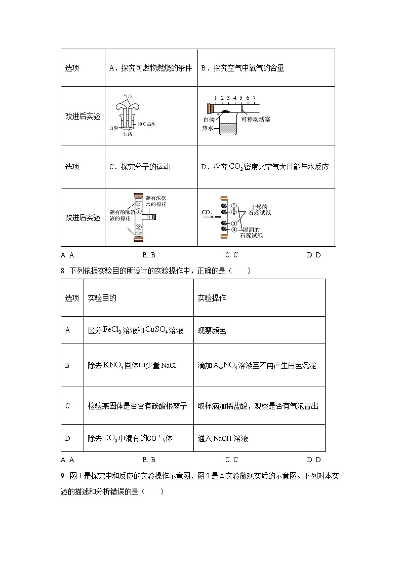 广东省深圳市龙岗区2025年中考模拟预测化学试题（学生版）第3页