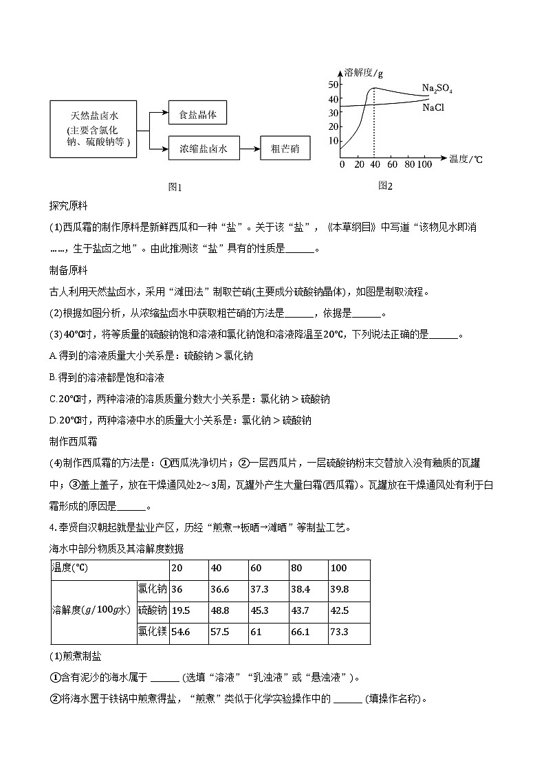 2025-2026学年上海市虹口区部分学校九年级（上）月考化学试卷（10月份）（含答案）第2页