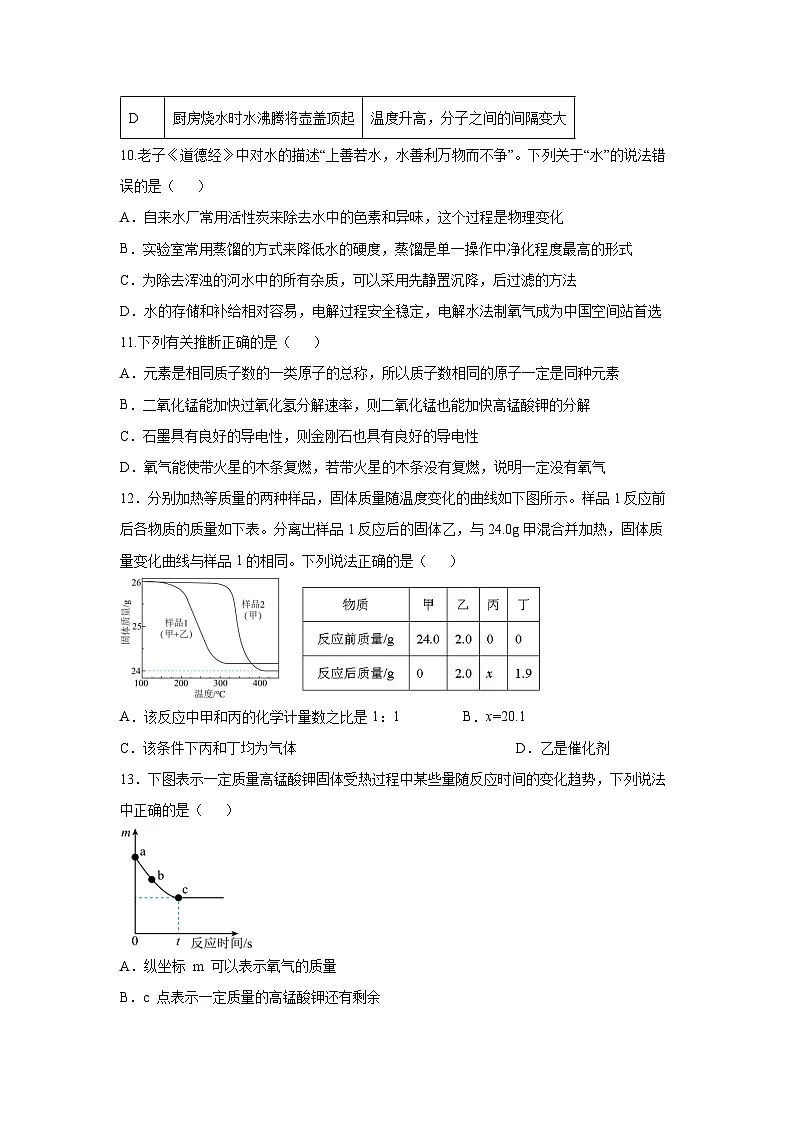 山东省潍坊市2025-2026学年九年级上学期期中自编模拟卷化学试卷（学生版）第3页
