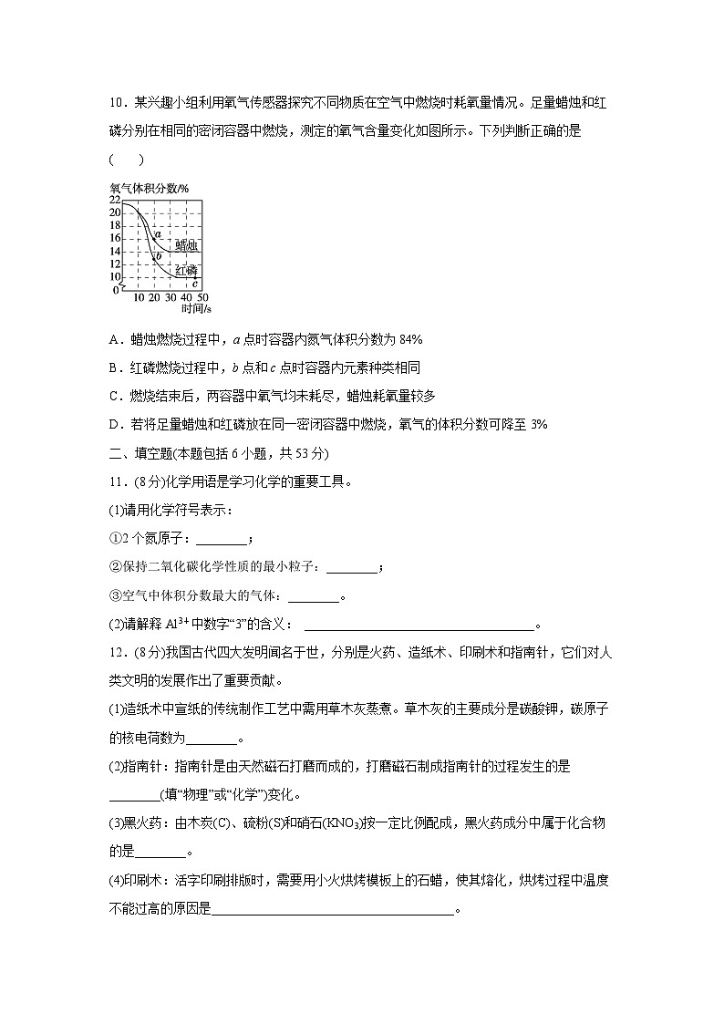 河南省郑州市巩义市2024-2025学年九年级上学期期中模拟测化学试卷（学生版）第3页