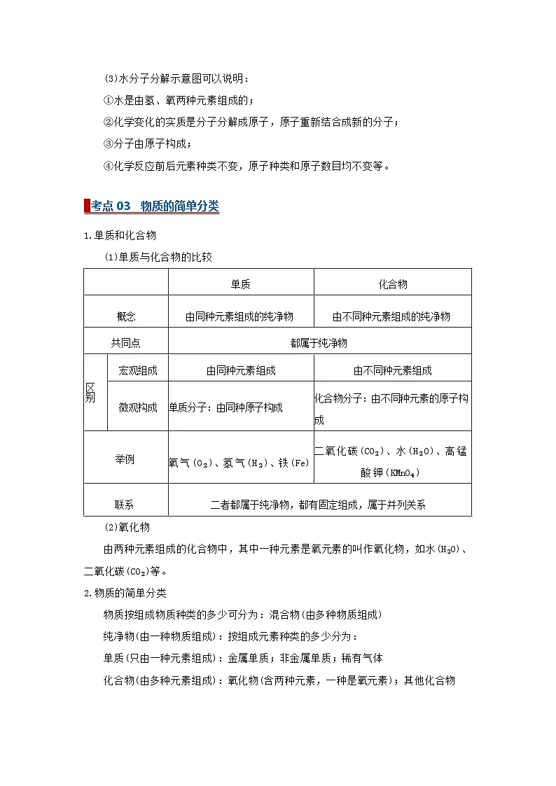 专题10 水的组成（word）2025-2026学年九上化学人教版2024期中复习学案知识点+习题（解析版 ）第3页