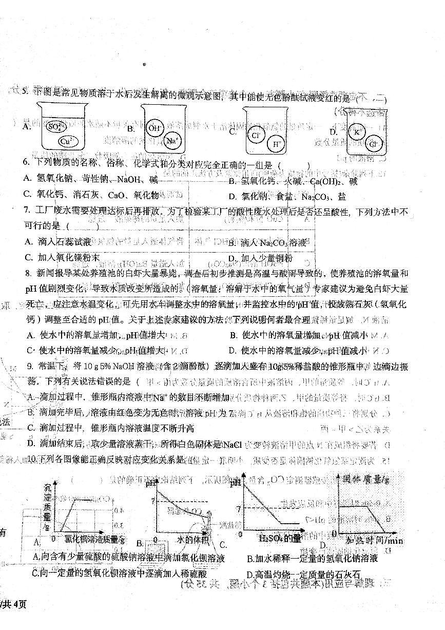 山东省烟台市经济技术开发区2025-2026学年九年级上学期期中考试化学试卷第2页
