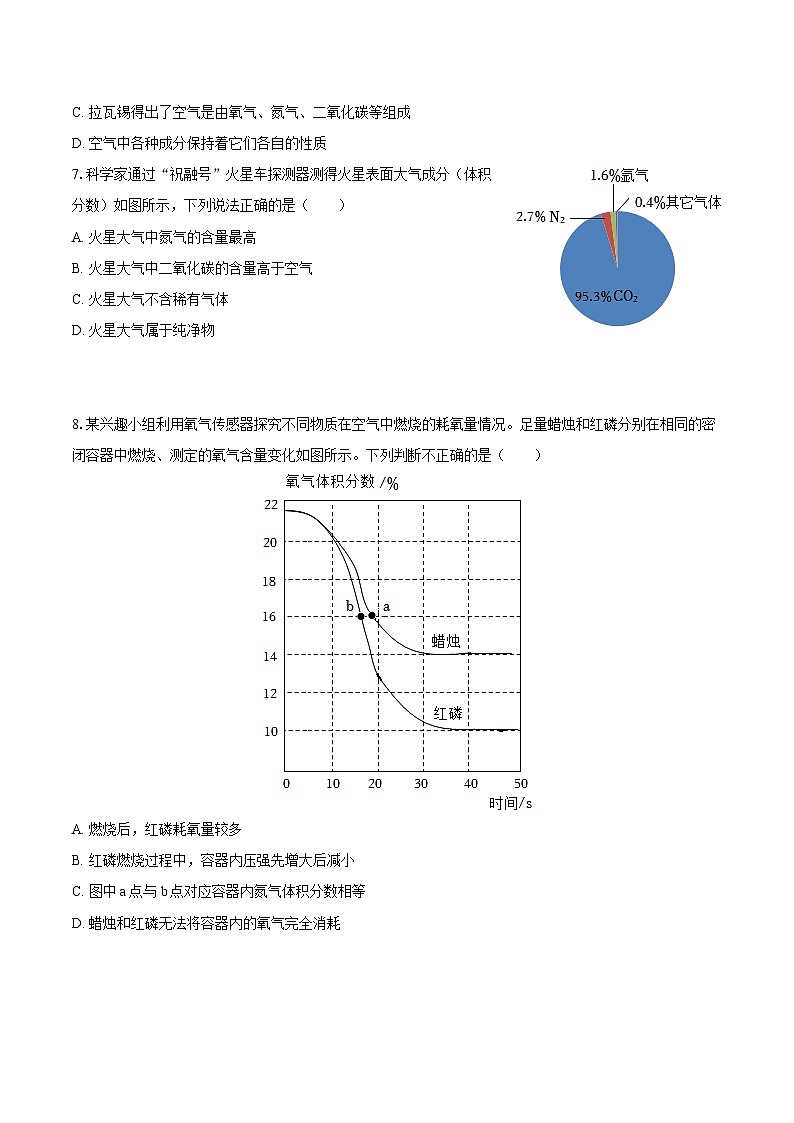 2025-2026学年四川省绵阳市游仙区九年级（上）期中化学试卷-自定义类型第2页