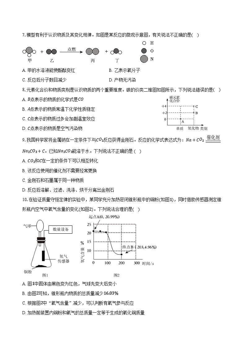 2025-2026学年吉林省长春103中学九年级（上）期中化学试卷（含答案）第2页