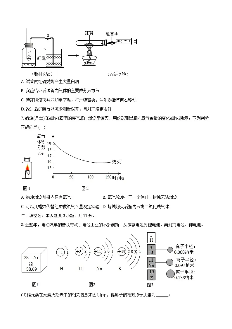 2025-2026学年内蒙古包头市昆都仑区九年级（上）期中化学试卷（含答案）第2页