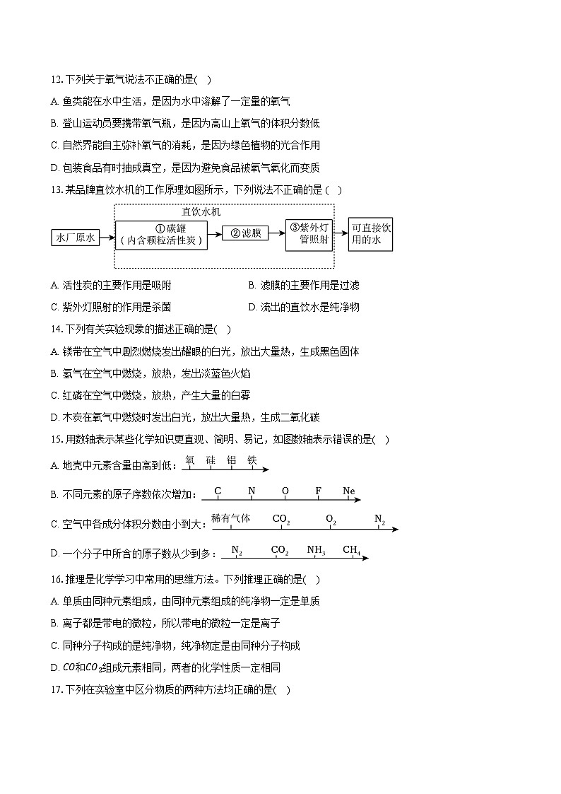 2025-2026学年江苏省徐州市九年级（上）期中化学试卷（含答案）第3页