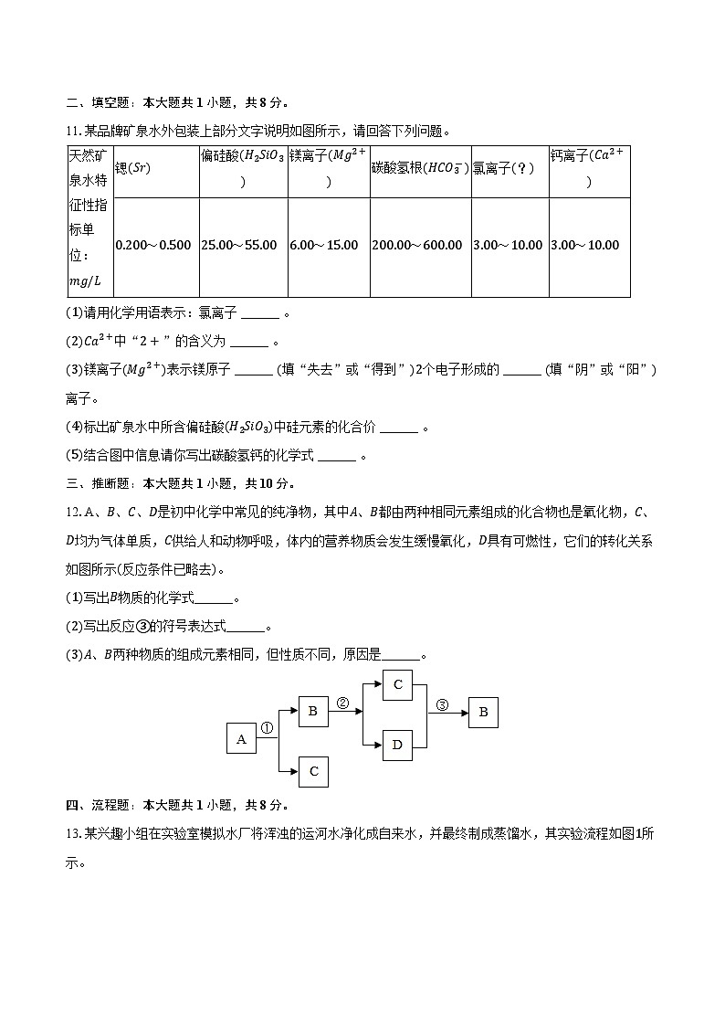 2025-2026学年江苏省宿迁市泗阳县致远中学九年级（上）期中化学试卷（含答案）第3页