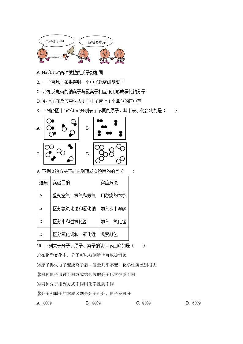 山东省济宁市微山县2024~2025学年九年级上学期期中考试化学试卷（学生版）第2页