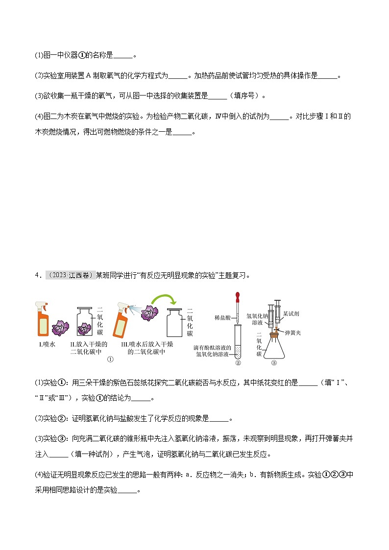 专题04   碳和碳的氧化物、燃料及其应用（原卷版）第3页