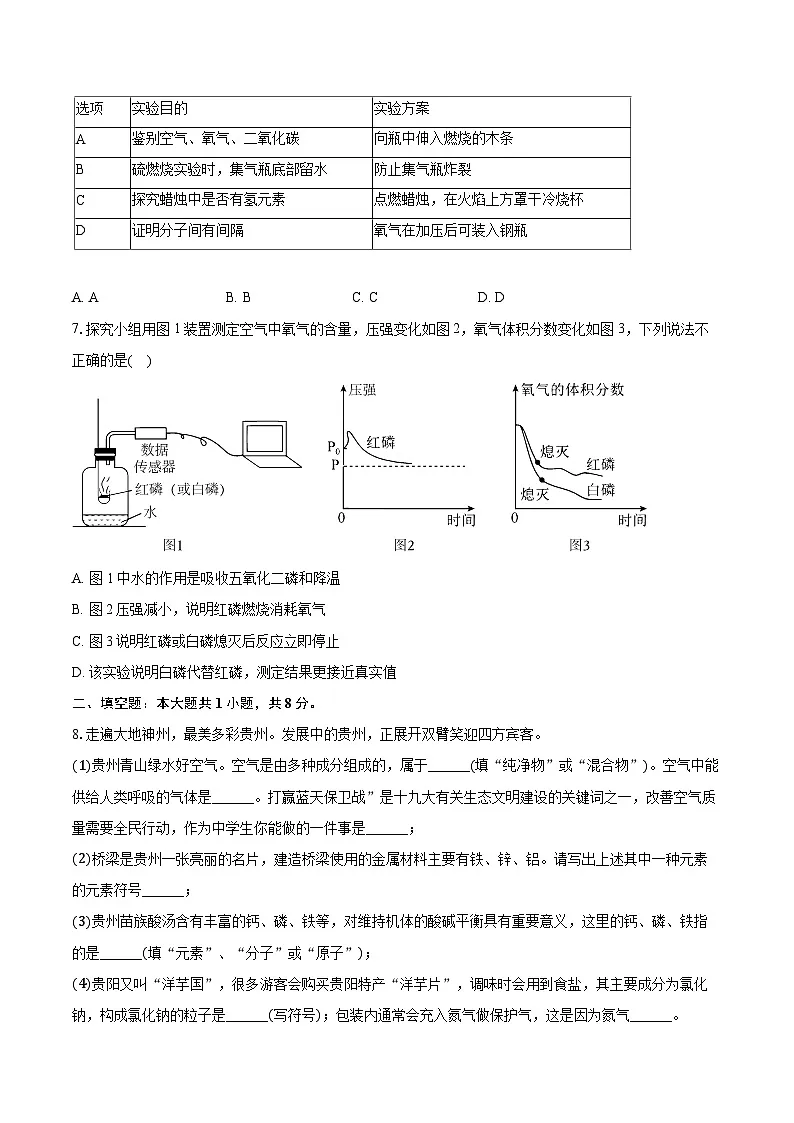 2025-2026学年贵州省贵阳市花溪区九年级（上）期中化学试卷第2页