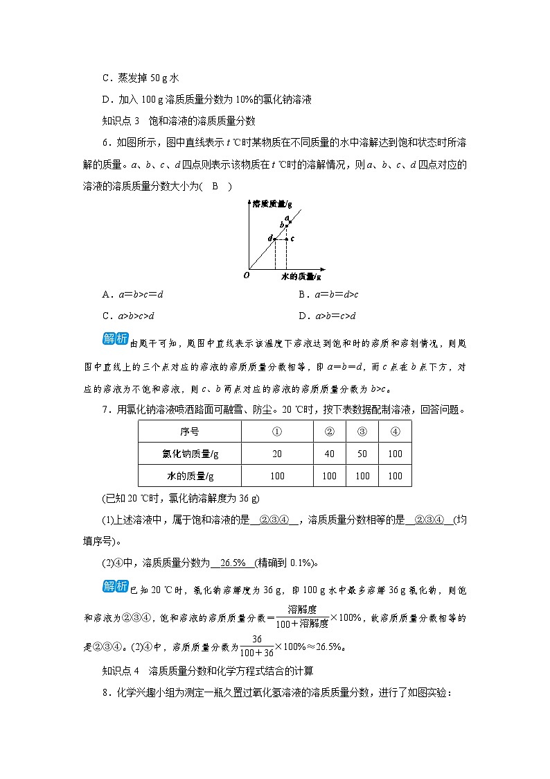 7.3 第1课时 溶质质量分数第2页