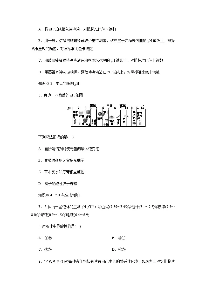 8．1　溶液的酸碱性 - 学生版第2页