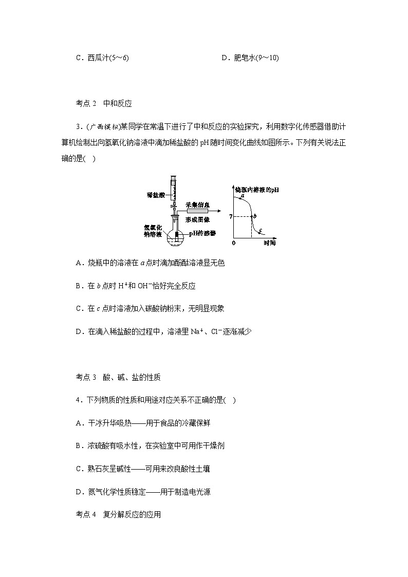 单元小结 第八单元 常见的酸、碱、盐 -  学生版第3页
