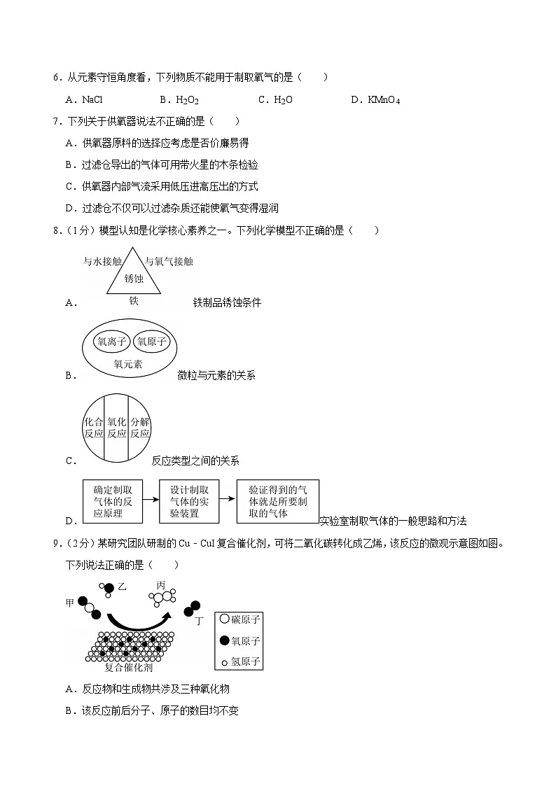 2025年青海省西宁市中考化学试卷附答案第2页