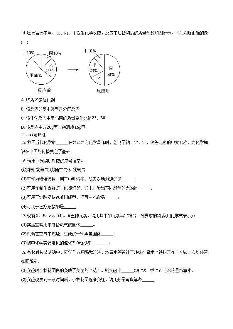 2025-2026学年河南省洛阳市汝阳县九年级（上）期中化学试卷（含答案）第3页