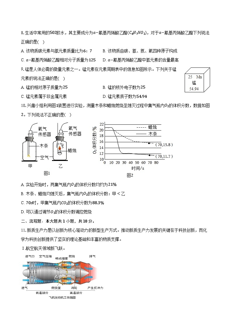 2025-2026学年辽宁省沈阳市虹桥中学教育集团九年级（上）期中化学试卷（含答案）第2页