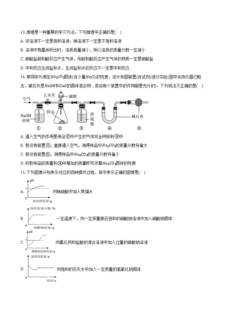 2025-2026学年山东省烟台市栖霞市九年级（上）期中化学试卷（五四学制）（含答案）第3页