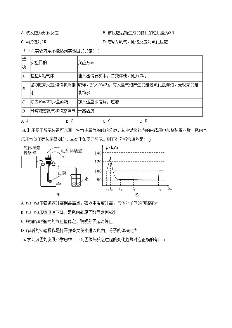 2025-2026学年重庆市九龙坡区杨家坪中学九年级（上）期中化学试卷（含答案）第3页