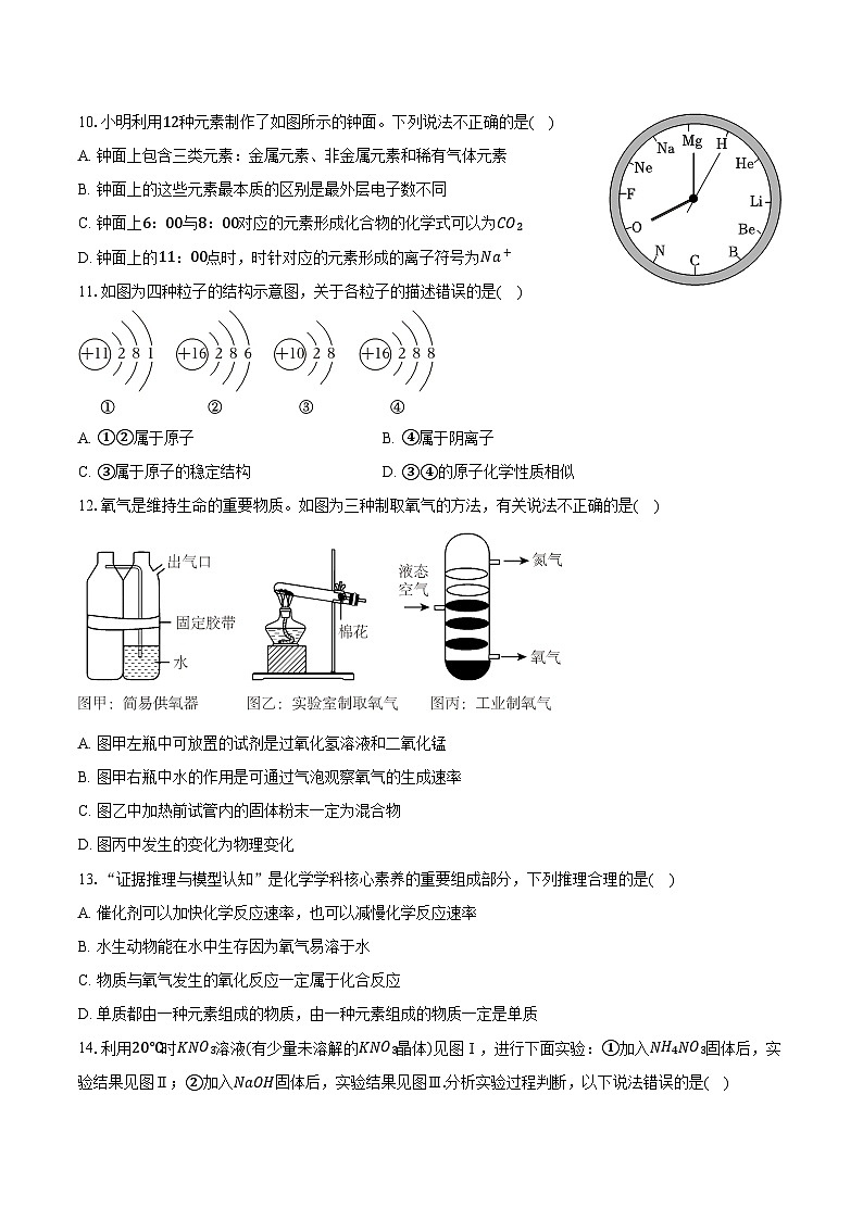 2025-2026学年山东省聊城市冠县九年级（上）期中化学试卷（含答案）第3页