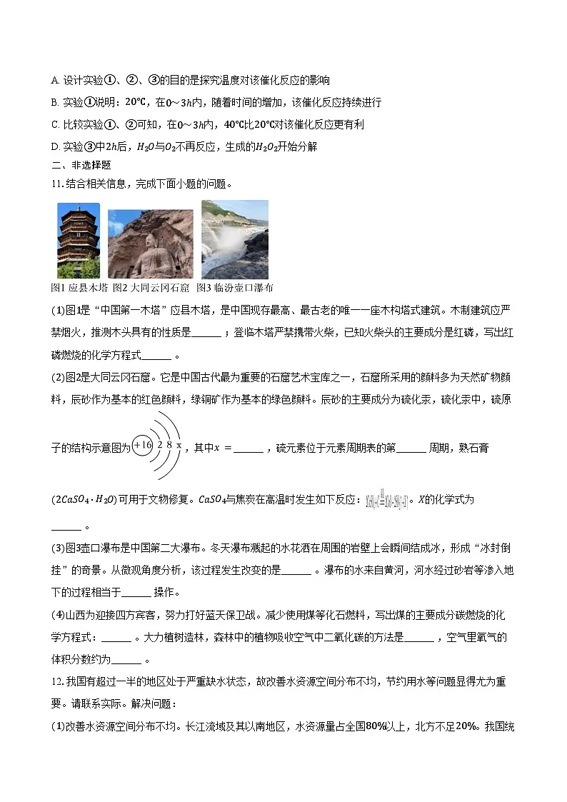 2025-2026学年山西省运城市稷山县九年级（上）期中化学试卷（含答案）第3页