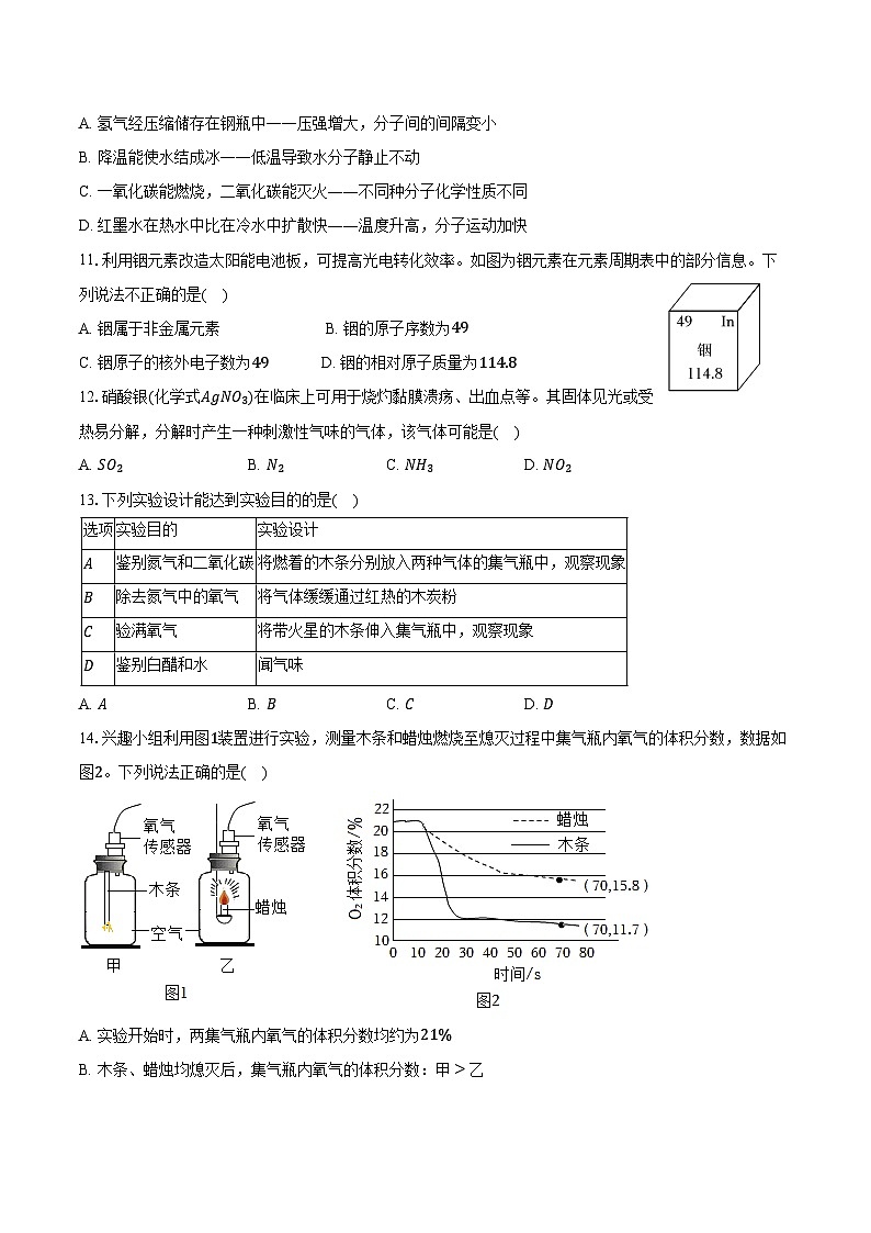 2025-2026学年山东省菏泽市定陶区九年级（上）期中化学试卷（含答案）第3页