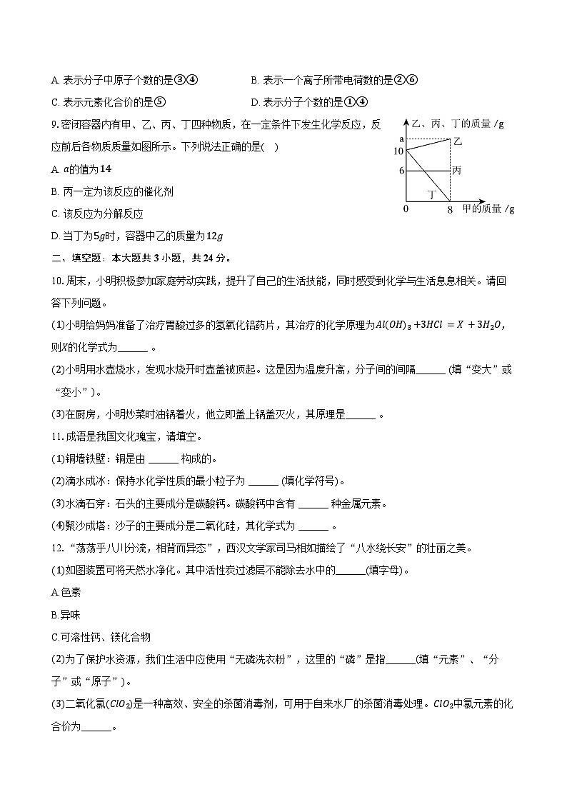 2025-2026学年陕西省渭南市韩城市九年级（上）期中化学试卷（含答案）第3页