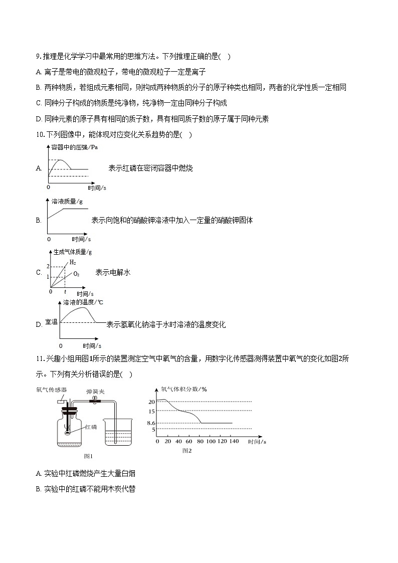 2025-2026学年四川省德阳五中教育集团九年级（上）期中化学试卷（含答案）第3页