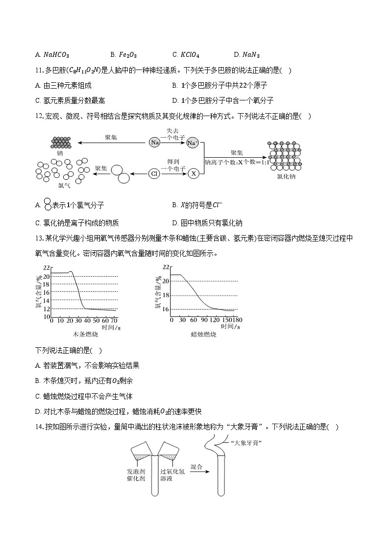 2025-2026学年山东省德州市乐陵市九年级（上）期中化学试卷（含答案）第3页