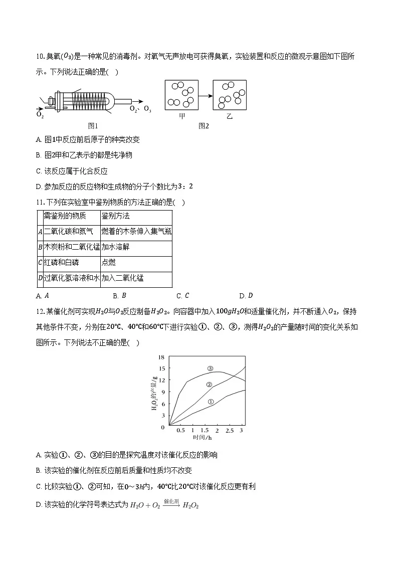 2025-2026学年广东省深圳市龙岗区宏扬学校九年级（上）期中化学试卷（含答案）第3页