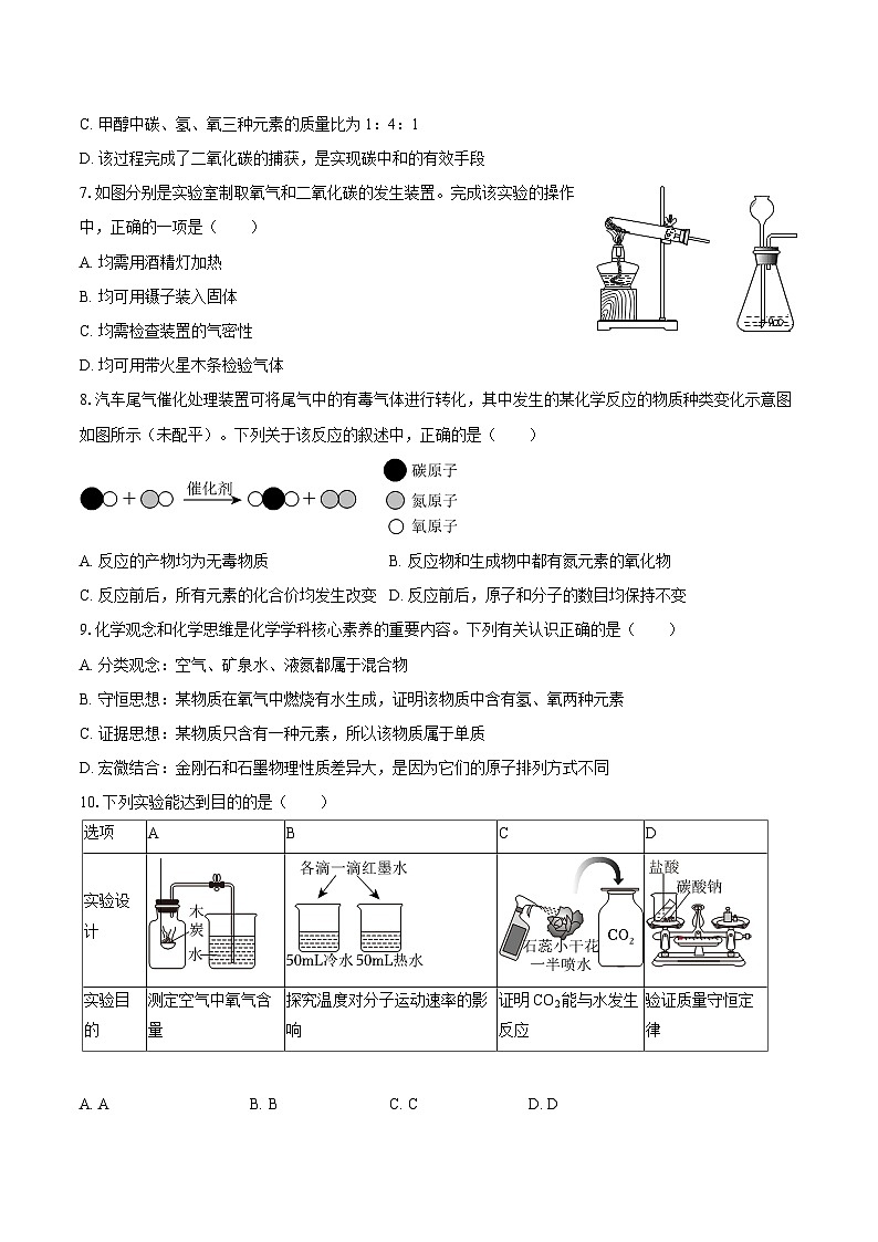 2025-2026学年山西省吕梁市汾阳市部分学校九年级（上）第三次月考化学试卷-自定义类型第2页