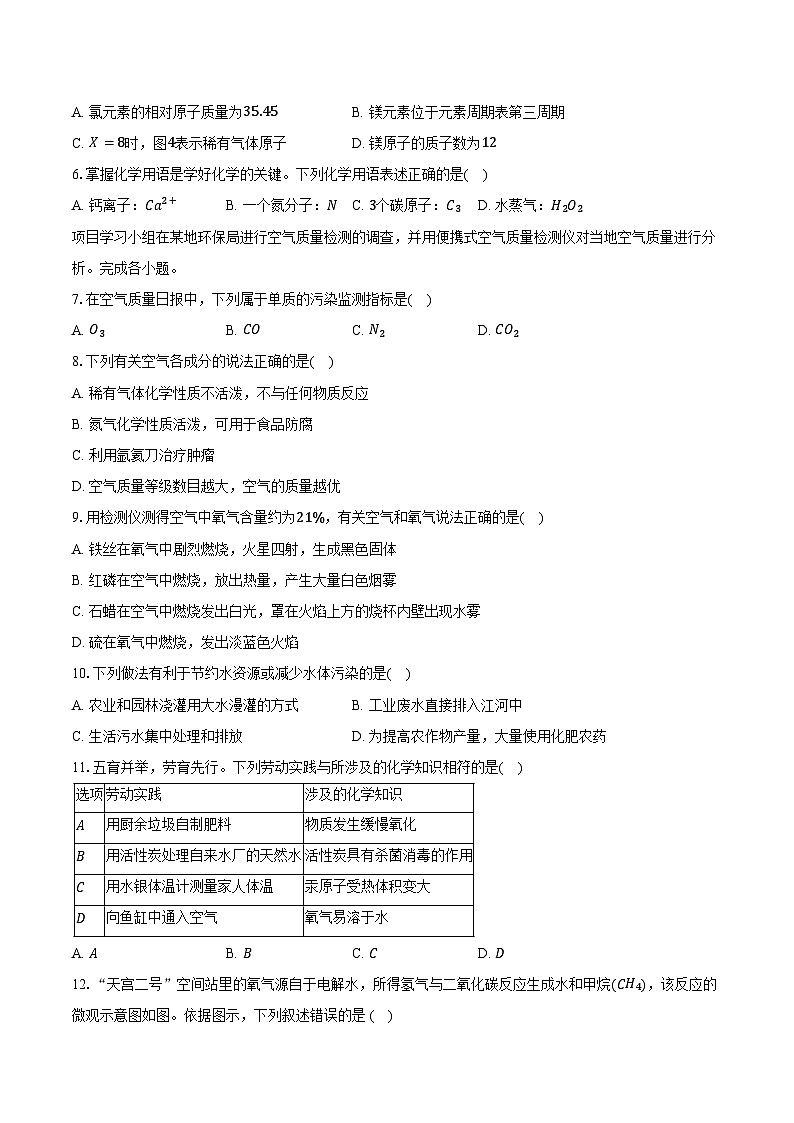 2025-2026学年广东省中山市九年级（上）期中化学试卷（含答案）第2页