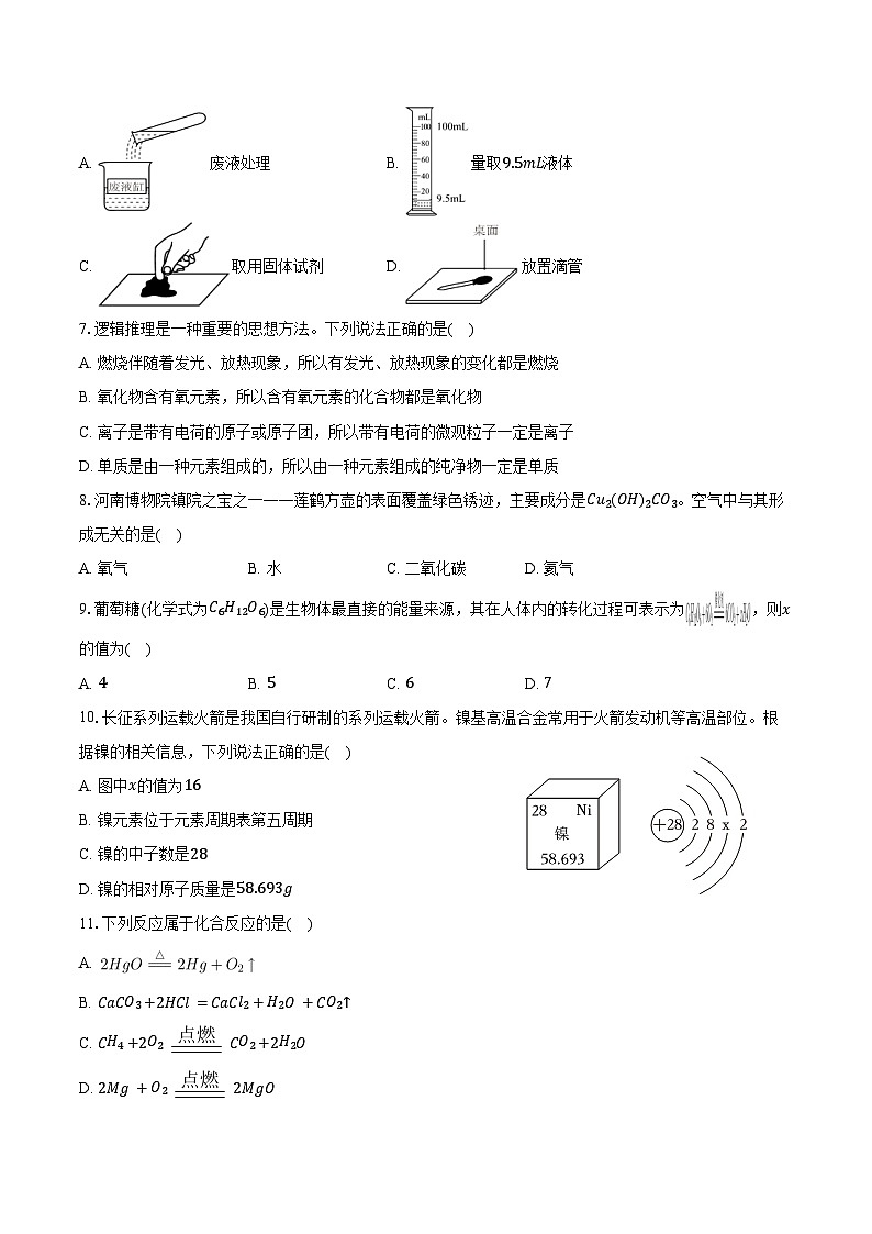 2025-2026学年河南省新乡市长垣市九年级（上）期中化学试卷（含答案）第2页