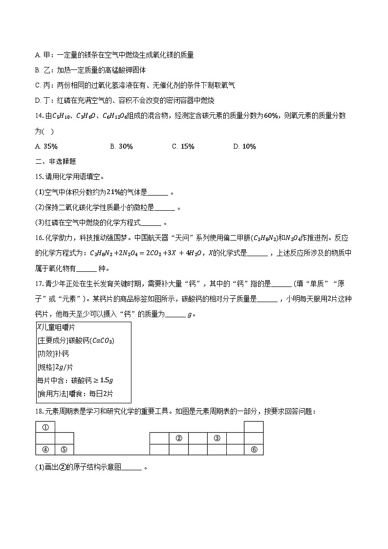 2025-2026学年河南省郑州外国语中学九年级（上）期中化学试卷（含答案）第3页