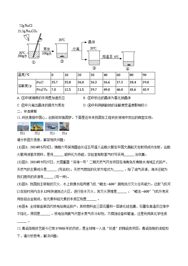 2024-2025学年山西省晋中市祁县九年级（上）期末化学试卷（含答案）第3页