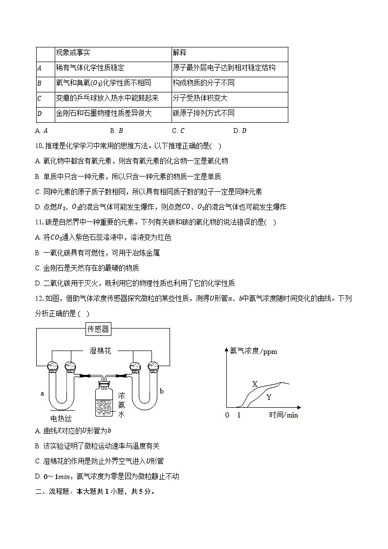 2025-2026学年陕西省咸阳市永寿县上邑中学九年级（上）第三次月考化学试卷（含答案）第3页