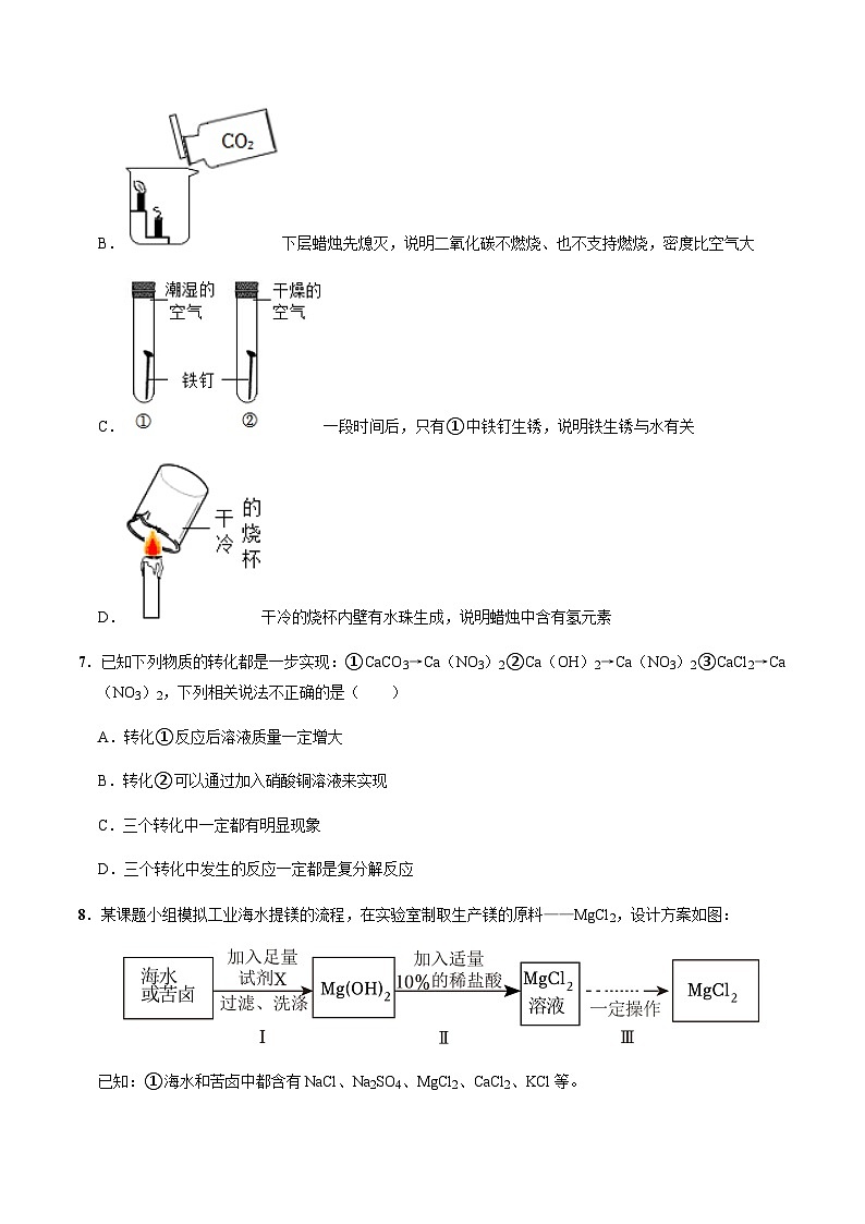 2024年中考化学（武汉）第三次模拟考试（含答案）第3页